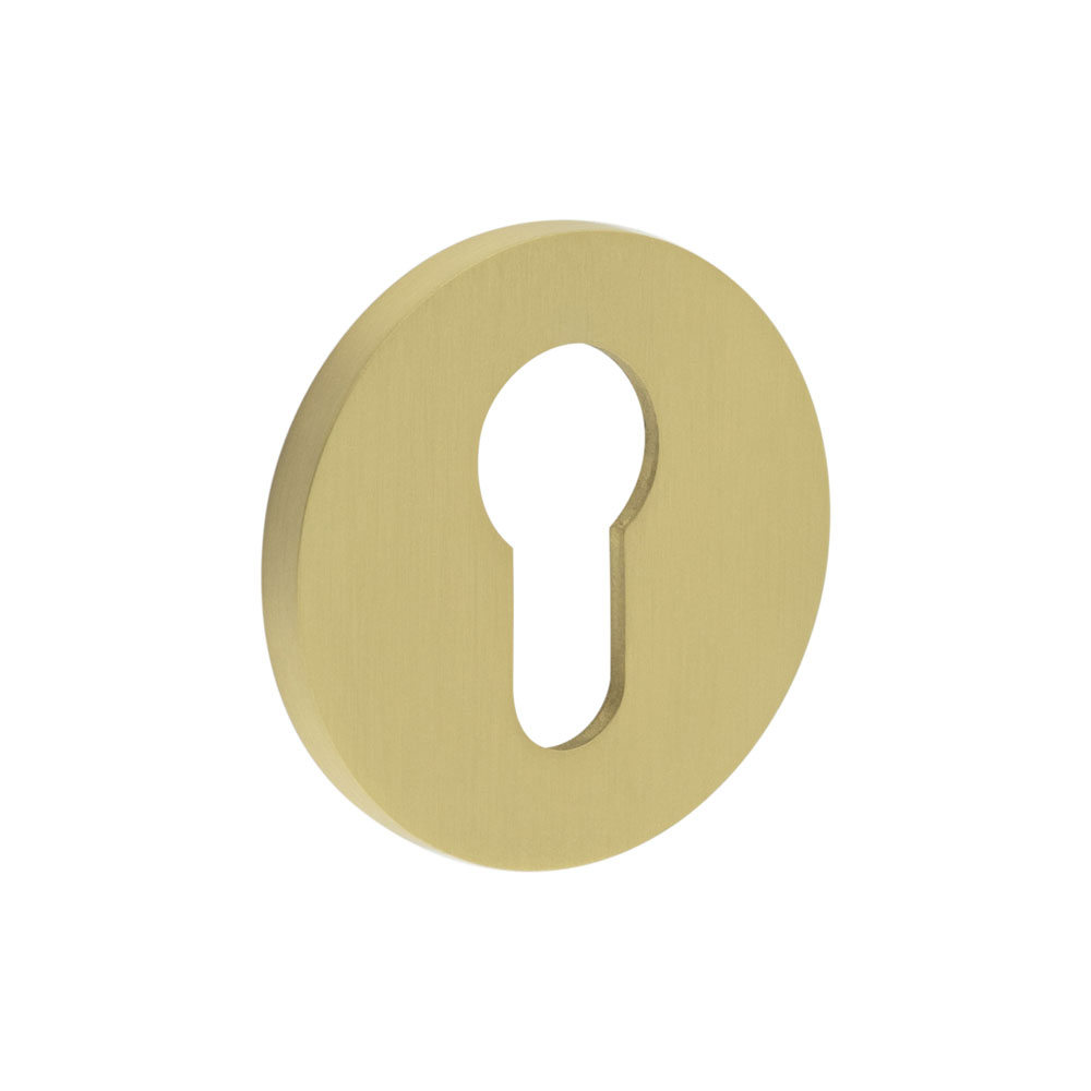 SOX Insi 316 Round Euro Escutcheon - Satin Brass